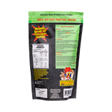 Atomic Chicken Chicken Schnitzel Herb & Garlic Coating 450g, ingredients and nutrition panel, transparent background