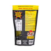 Atomic Chicken Chicken Schnitzel Original Coating 450g, ingredients and nutrition panel, transparent background
