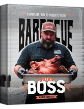 Barbecue Like a Boss by Adam Roberts hardback cookbook — front cover