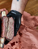 Barbecue Like a Boss by Adam Roberts hardback cookbook — smoked beef ribs pulled apart on butcher paper