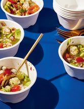 BBQ Days, BBQ Nights by Helen Graves hardback cookbook — interior page of spicy prawn ceviche cups