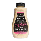 Barbecue Mafia Big Paulie Alabama White Sauce 375ml — front of bottle on transparent background