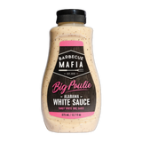 Barbecue Mafia Big Paulie Alabama White Sauce 375ml — front of bottle on transparent background