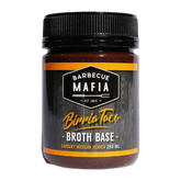 Barbecue Mafia Birria Taco Broth Base 260ml — front of pack on transparent background