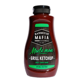 Barbecue Mafia Mademan Grill Ketchup 375ml — front of bottle on transparent background