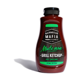 Barbecue Mafia Mademan Grill Ketchup 375ml — front of bottle on transparent background
