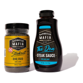 Barbecue Mafia Mafia Steak Pack — OG Steakout rub and The Don steak sauce on transparent background