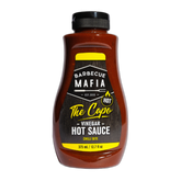 Barbecue Mafia The Capo Vinegar Hot Sauce 375ml — front of bottle on transparent background