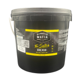 Barbecue Mafia The Snitch BBQ Rub 2kg catering tub chicken rub — front on transparent background