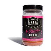 Barbecue Mafia The Squealer BBQ Rub 275g pork rub — front of shaker on transparent background