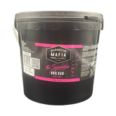 Barbecue Mafia The Squealer BBQ Rub 2kg catering tub pork rub — front on transparent background