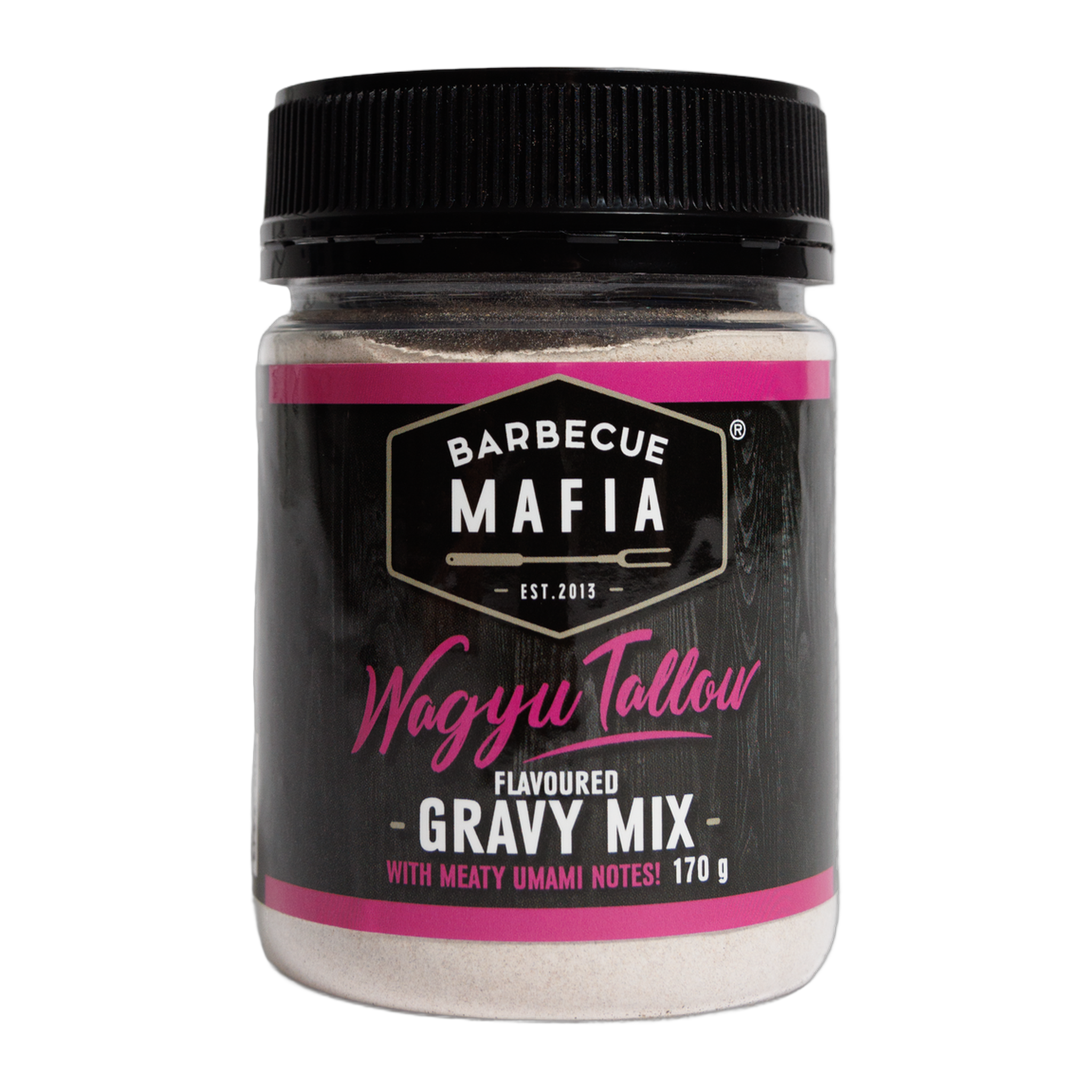 Barbecue Mafia Wagyu Tallow Gravy Mix 170g — front of pack on transparent background