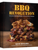 BBQ Revolution by Mitch Benjamin hardback cookbook — front cover