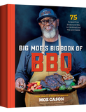 Big Moe's Big Book of BBQ by Moe Cason hardback cookbook — front cover