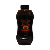 BlackBear BBQ Hot BBQ Sauce 500ml bottle — chilli barbecue sauce