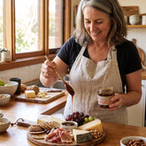 Blend Smoked Honey 250g — drizzled over a cheese and prosciutto grazing board