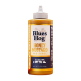 Blues Hog Honey Mustard Sauce 595g squeeze bottle — front label, transparent cutout