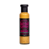 Booma's BBQ Burger Sauce 250ml, transparent bottle