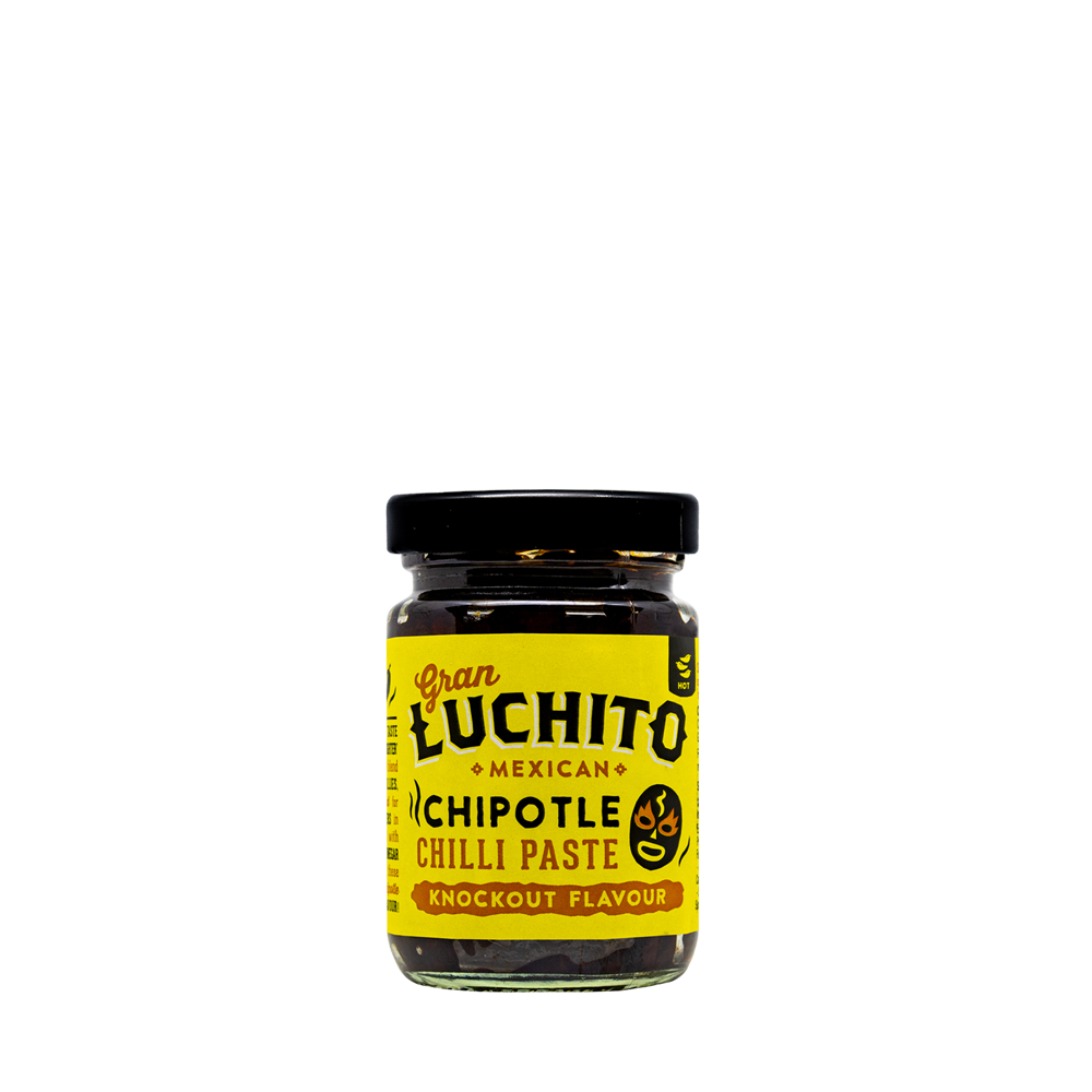 Gran Luchito Chipotle Paste 100g jar — smoky Mexican chilli paste, handmade in Mexico