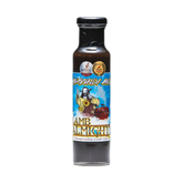 Heavenly Hell Lamb Almighty fig, port & maple BBQ glaze 250ml — front of the bottle on transparent background