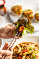 ChamCham Green Chilli Ssamjang jar open showing chunky texture