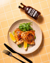 ChamCham Honey Pepper Ganjang glazed grilled chicken