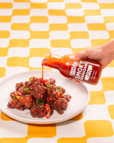 ChamCham Smoky Gochujang glazed Korean fried chicken dakganjeong