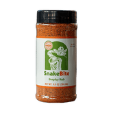 Chuds BBQ SnakeBite 280g spicy jalapeño BBQ rub — front of shaker on transparent background