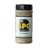 Chuds BBQ SPG 235g salt, pepper and garlic seasoning — front of shaker on transparent background