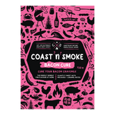 Coast n Smoke Bacon Cure, front of pack on transparent background