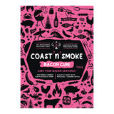 Coast n Smoke Bacon Cure, front of pack on transparent background