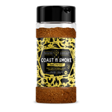 Coast n Smoke Winki-POP Dust seasoning 170g, front of shaker on transparent background