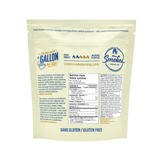 Smokes Seasoning Cowboy Butter Ranch Seasoning Mix 250g pouch, back with dip recipe and ingredients - official product photography