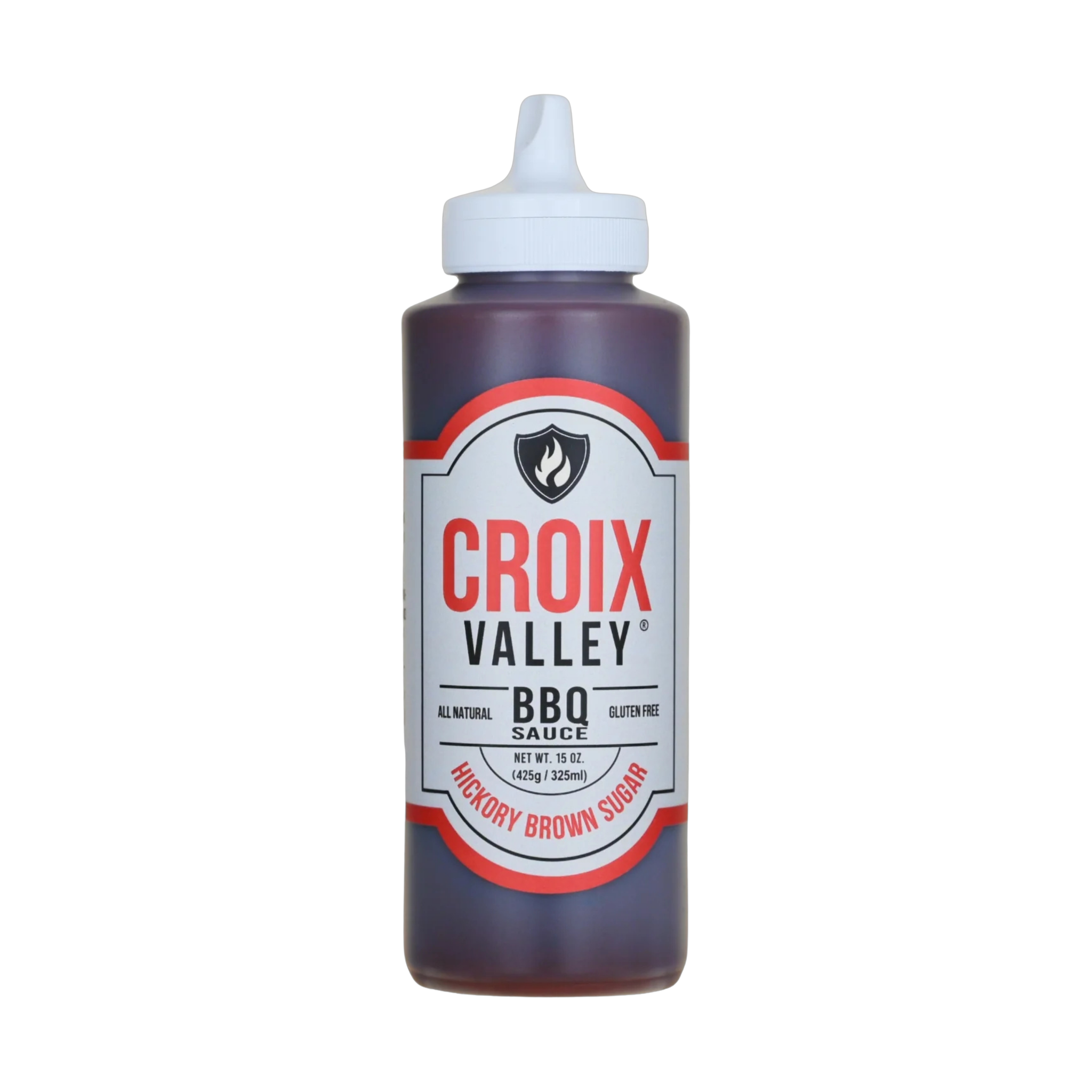 CROIX VALLEY: Hickory Brown Sugar BBQ Sauce (Foundry Series) | BBQ Sauce | 325ml (11oz) squeeze bottle — Foundry Series
