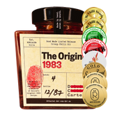DC Cartel The Original 1983 crispy chilli oil 268g with gold medal food awards, transparent background