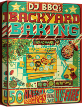 DJ BBQ's Backyard Baking hardback cookbook — front cover