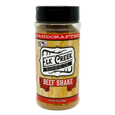 Elk Creek Beef Shake Steak Seasoning 340g seasoning, front of pack on transparent background