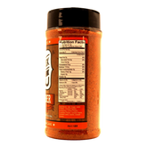 Elk Creek Cajun Stinger Seasoning 340g seasoning, left side label detail, transparent background