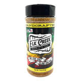 Elk Creek One Love Spice Island Jerk Rub rub, front of pack on transparent background