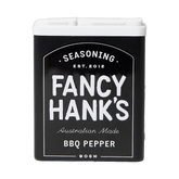Fancy Hank's BBQ Pepper Seasoning 90g shaker - black pepper and sea salt brisket rub