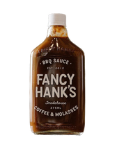 Fancy Hank's Coffee & Molasses BBQ Sauce 330ml bottle - silver medal Australian brisket sauce