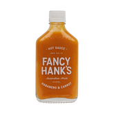 Fancy Hank's Habanero & Carrot Hot Sauce 200ml bottle - hot Australian habanero sauce