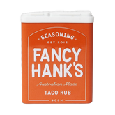 Fancy Hank's Taco Rub Seasoning 90g shaker - Australian taco seasoning for pork ribs