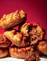 Fish Butchery by Josh Niland hardback cookbook — tuna mincemeat pie recipe page