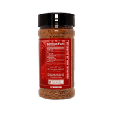 Four Monkeys BBQ Beef Rub 280g barbecue rub — alternate label view, transparent background