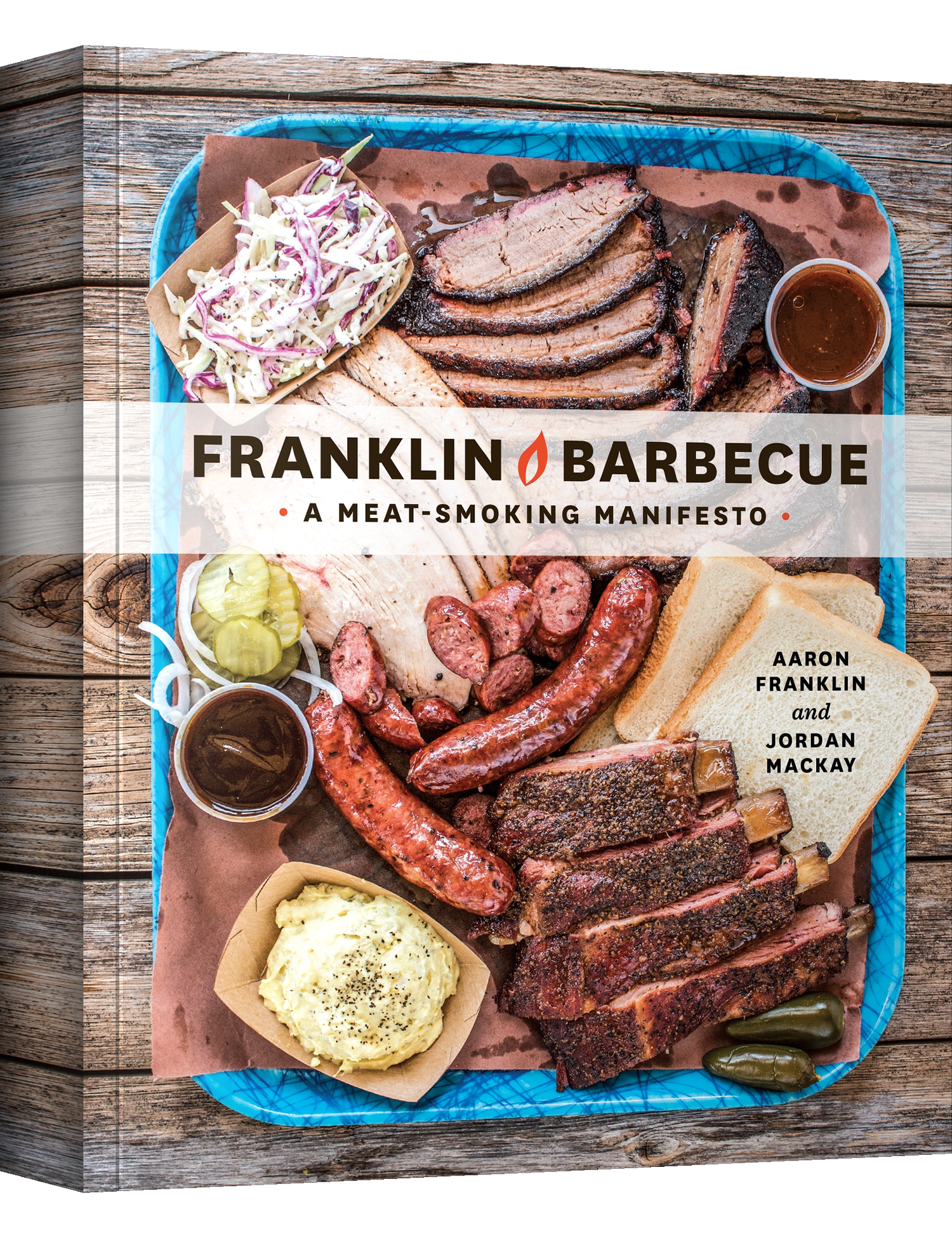 Franklin Barbecue by Aaron Franklin & Jordan Mackay hardback cookbook — front cover