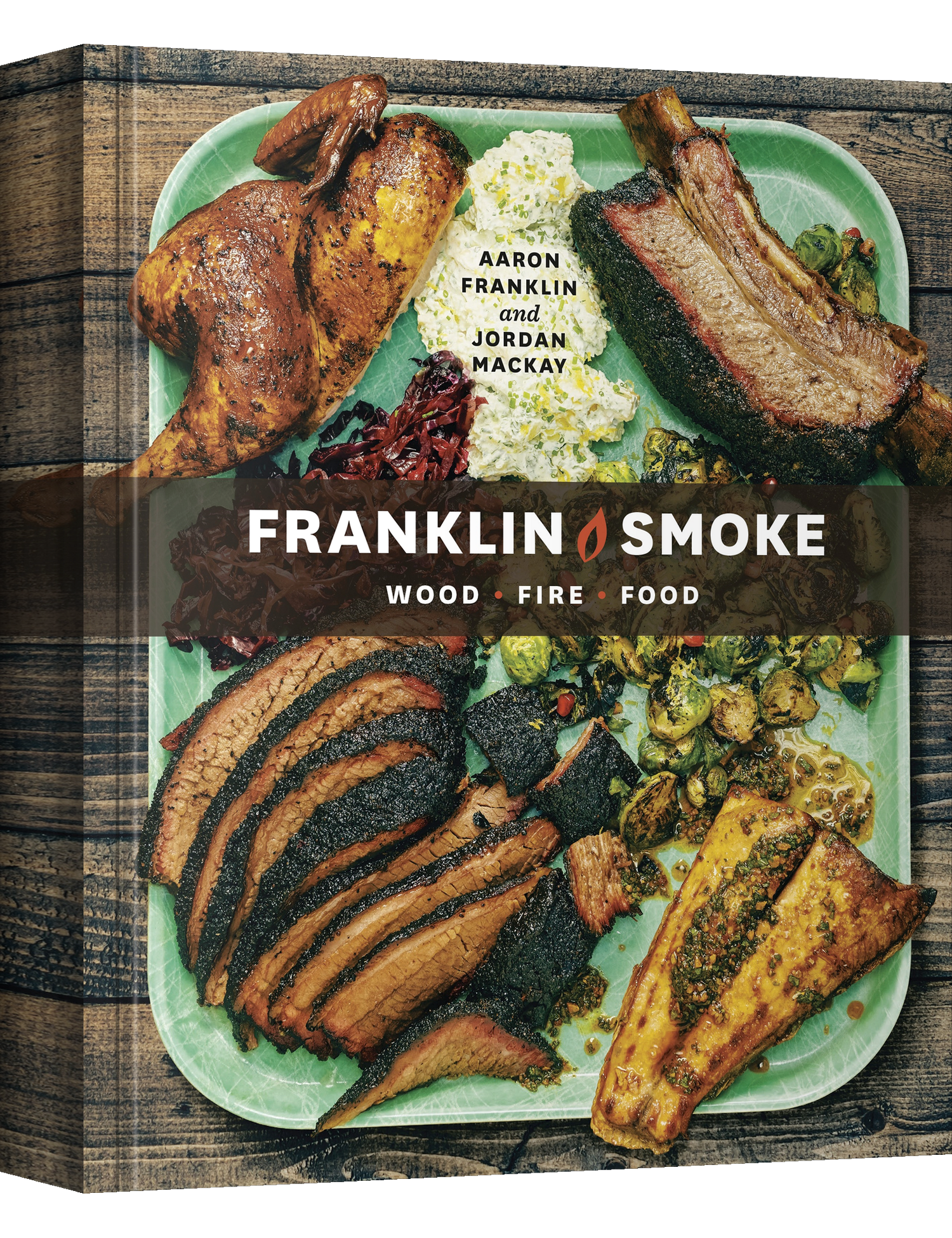 Franklin Smoke by Aaron Franklin & Jordan Mackay hardback cookbook — front cover