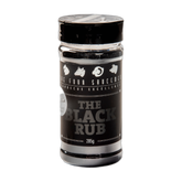 Four Saucemen The Black Rub 300g beef BBQ rub, front of jar