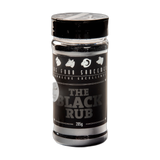 Four Saucemen The Black Rub 300g beef BBQ rub, front of jar