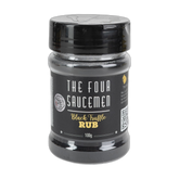 Four Saucemen The Black Truffle Rub 100g, front of jar